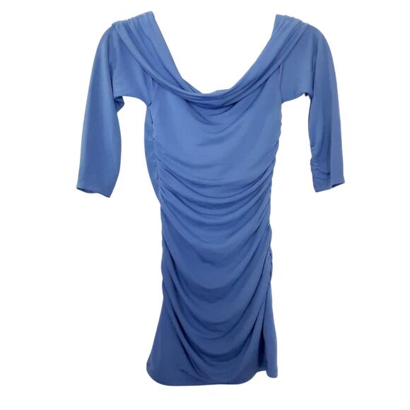 Revolve Marjorelle Cypress Mini Dress Bodycon Cocktail Dress Periwinkle Blue XS - Picture 4 of 12